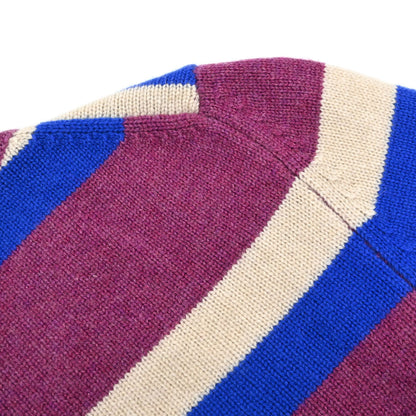 Chanel 2007 Cardigan Striped Purple #34