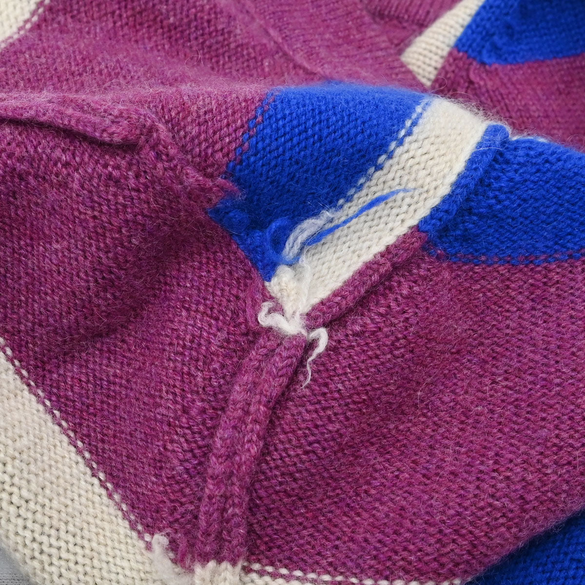 Chanel 2007 Cardigan Striped Purple #34