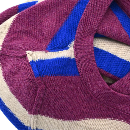 Chanel 2007 Cardigan Striped Purple #34