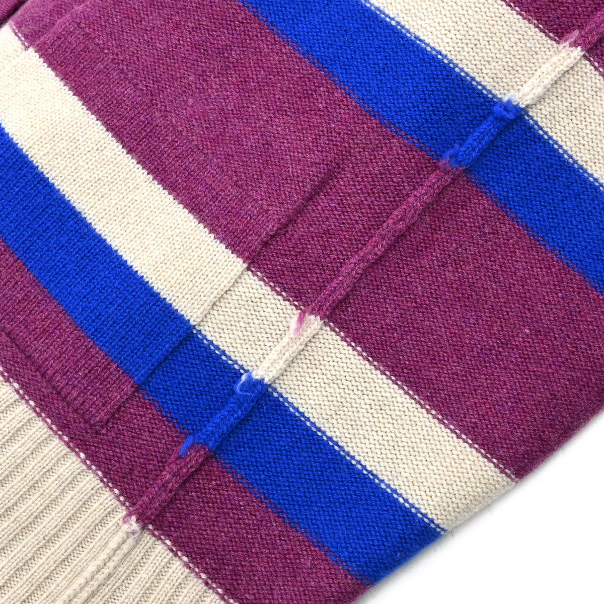 Chanel 2007 Cardigan Striped Purple #34