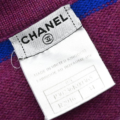 Chanel 2007 Cardigan Striped Purple #34