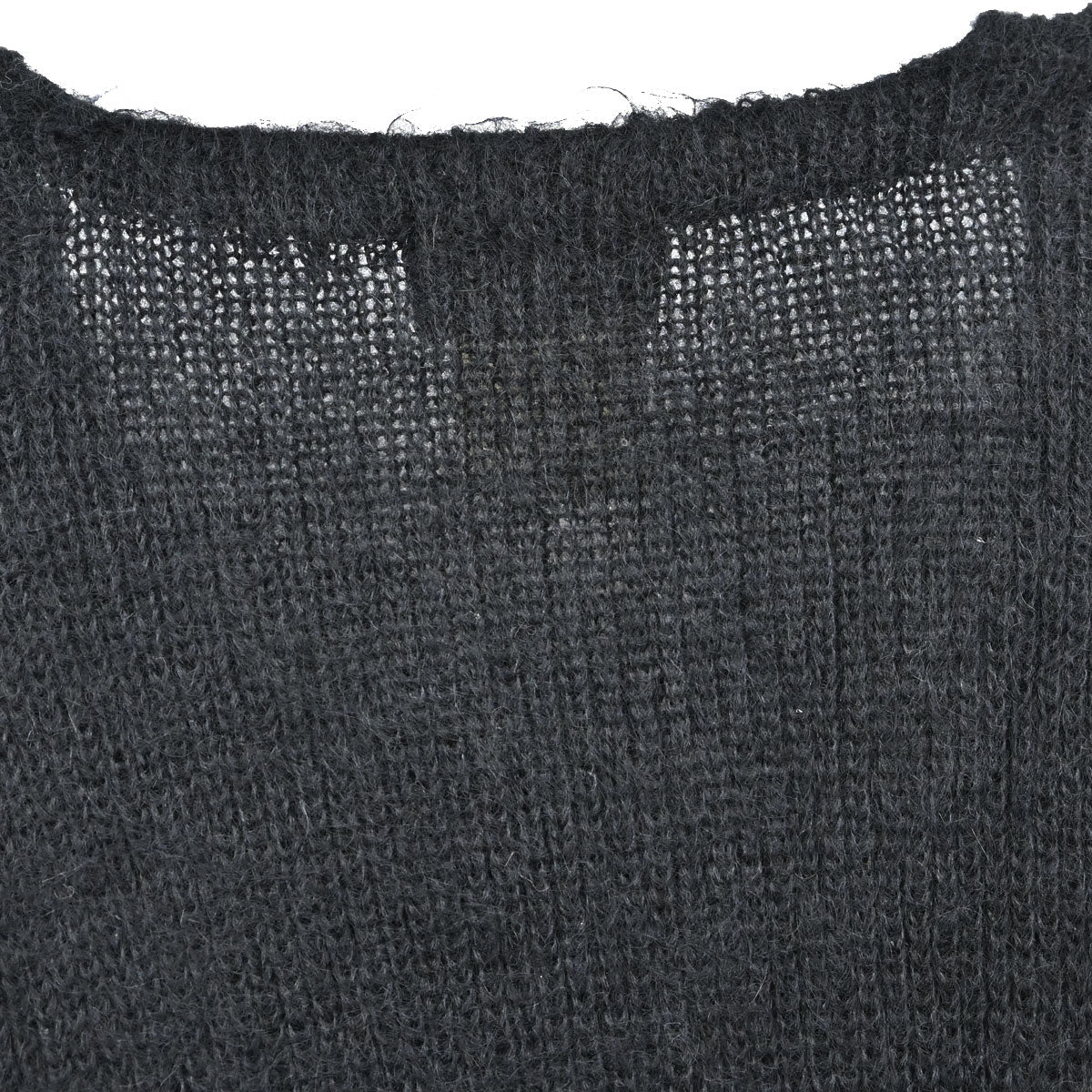 Chanel 1998 Long Knit Mohair Cardigan Black #38