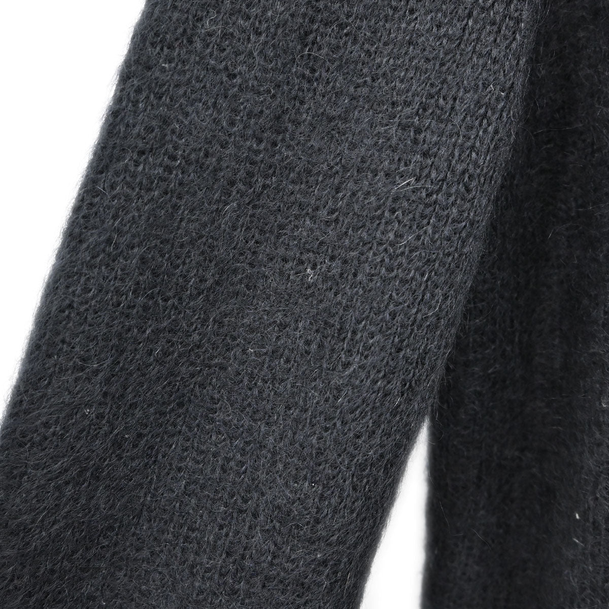 Chanel 1998 Long Knit Mohair Cardigan Black #38
