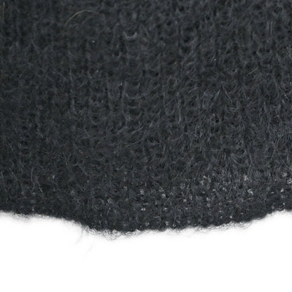Chanel 1998 Long Knit Mohair Cardigan Black #38