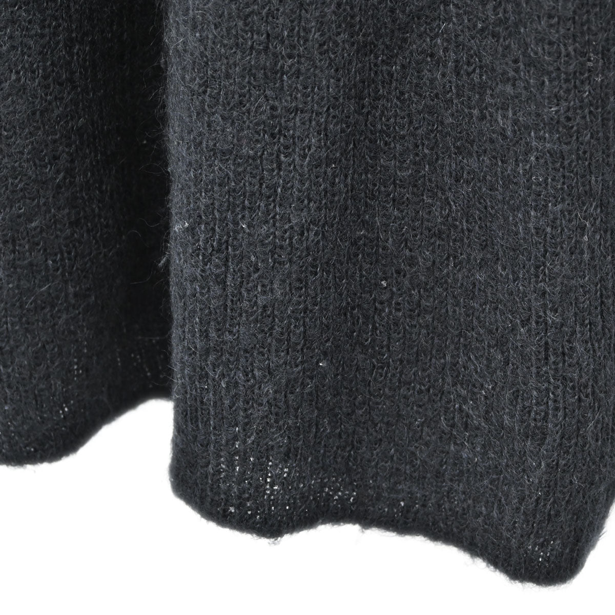 Chanel 1998 Long Knit Mohair Cardigan Black #38