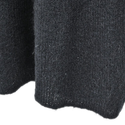 Chanel 1998 Long Knit Mohair Cardigan Black #38