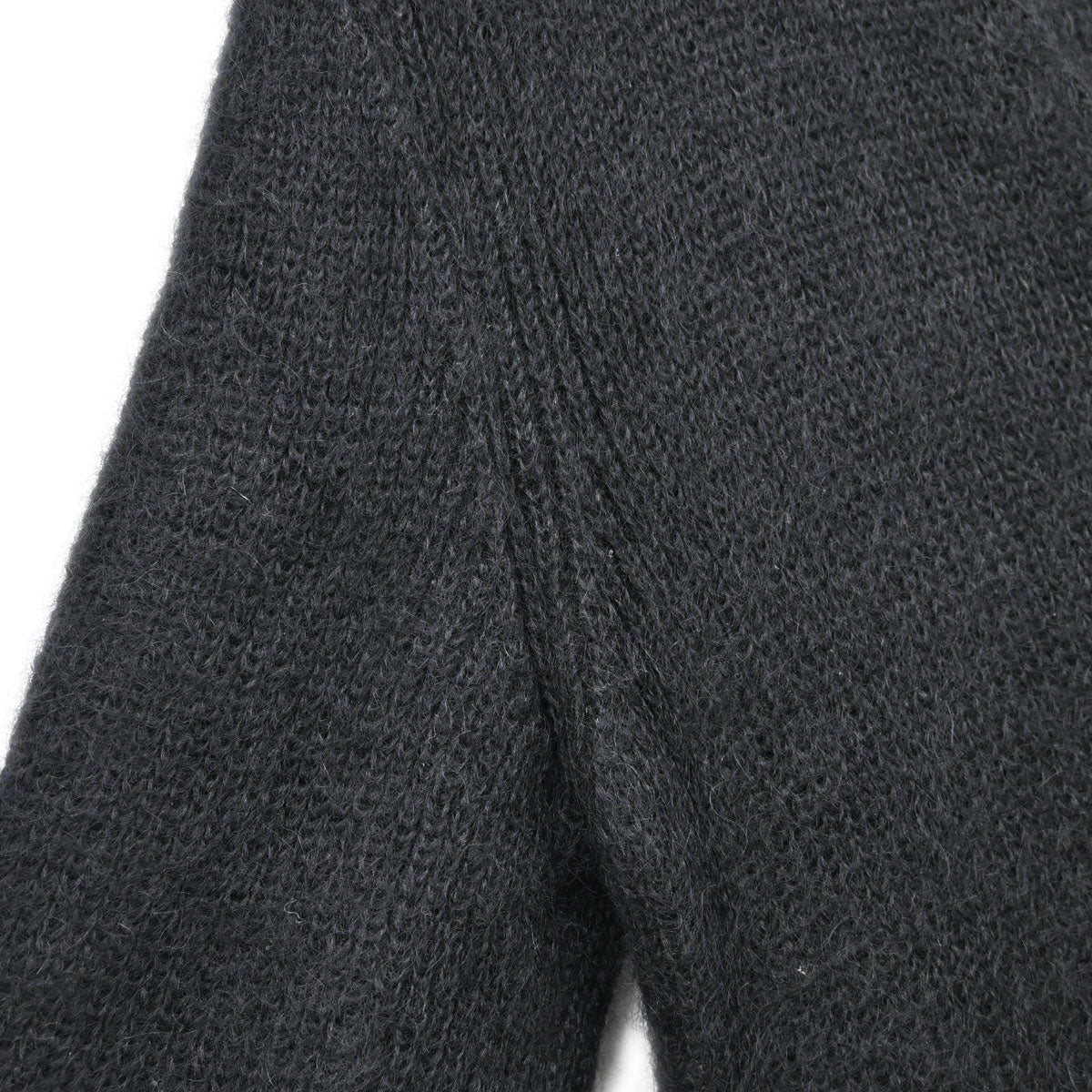 Chanel 1998 Long Knit Mohair Cardigan Black #38