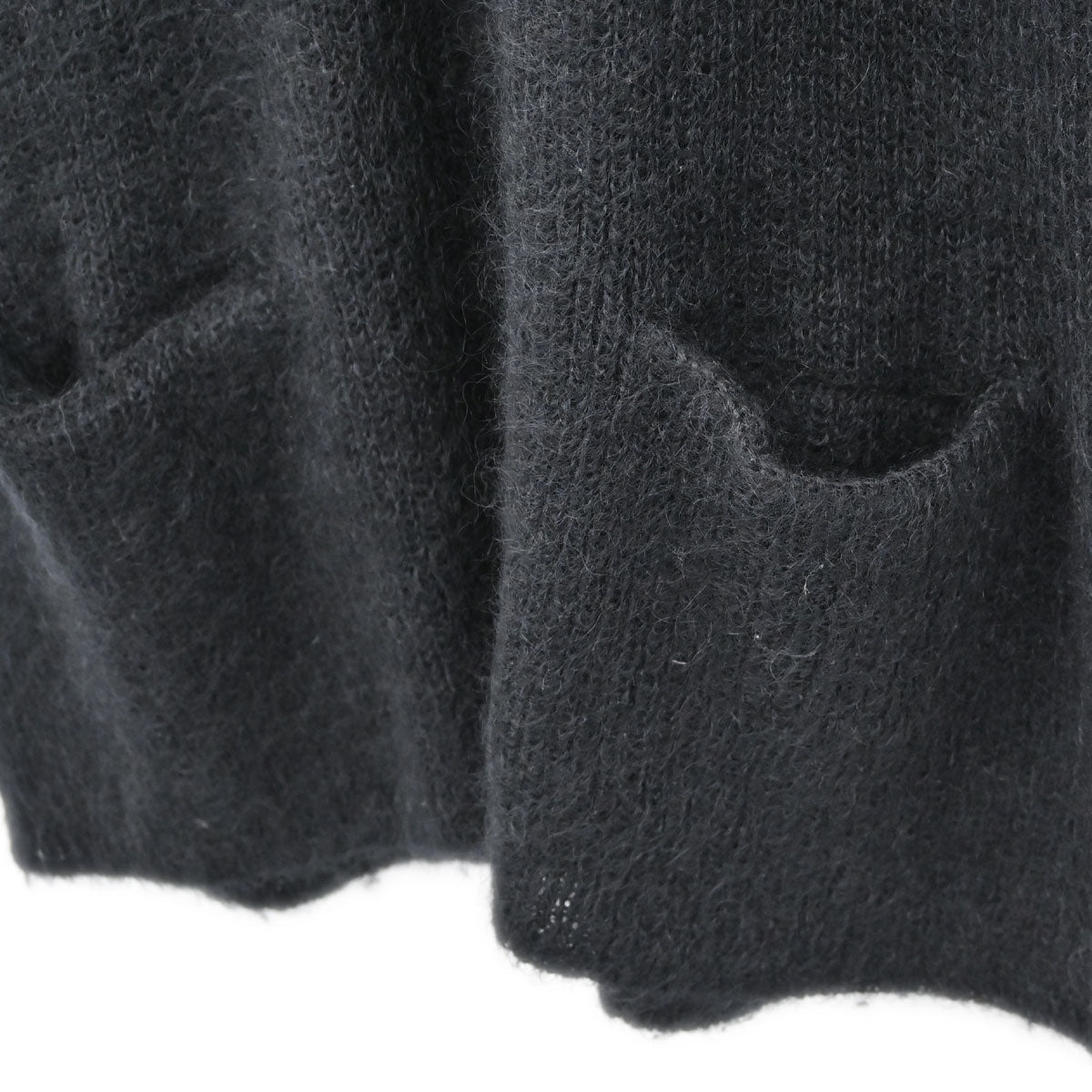Chanel 1998 Long Knit Mohair Cardigan Black #38