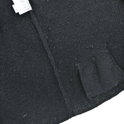 Chanel 1998 Long Knit Mohair Cardigan Black #38