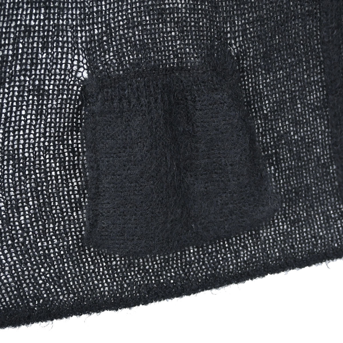 Chanel 1998 Long Knit Mohair Cardigan Black #38