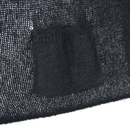 Chanel 1998 Long Knit Mohair Cardigan Black #38