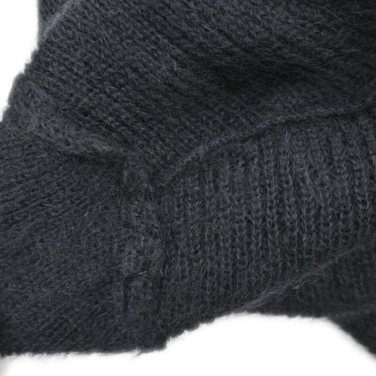 Chanel 1998 Long Knit Mohair Cardigan Black #38