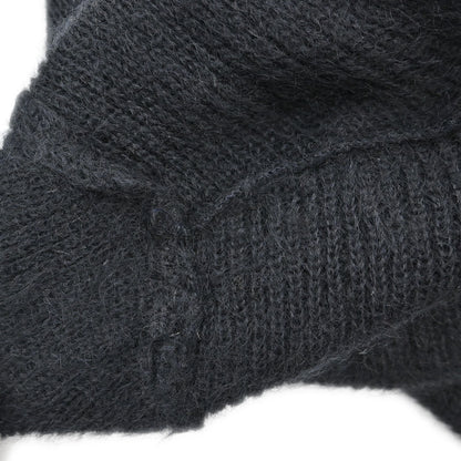 Chanel 1998 Long Knit Mohair Cardigan Black #38