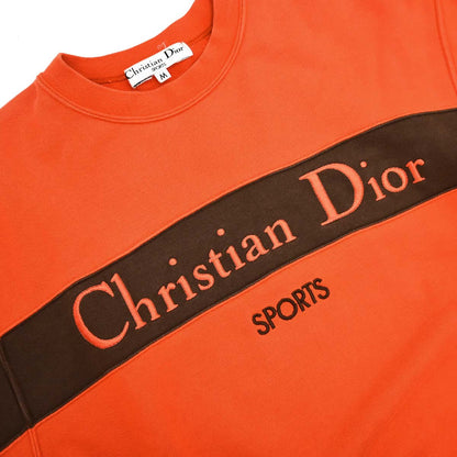 Christian Dior 2004 Sports Pullover Top Orange #M