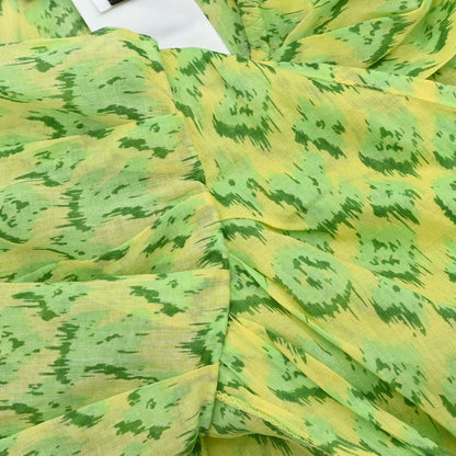Louis Vuitton Mini Dress Leopard Print Green #M