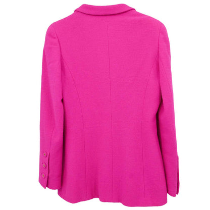 Chanel 1995 Single Breasted Tweed Jacket Pink 95P #40