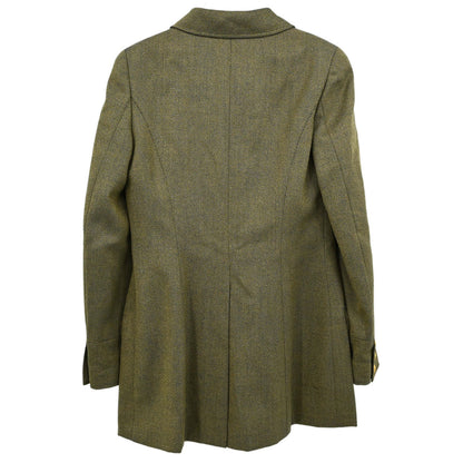 Chanel 1996 Tweed Jacket Khaki #38