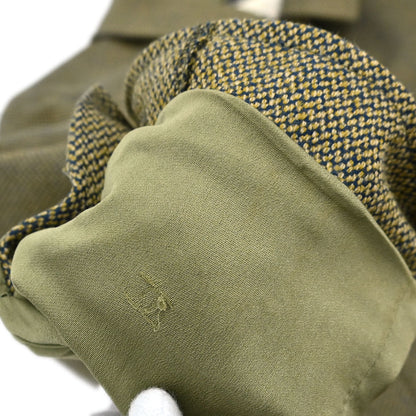 Chanel 1996 Tweed Jacket Khaki #38