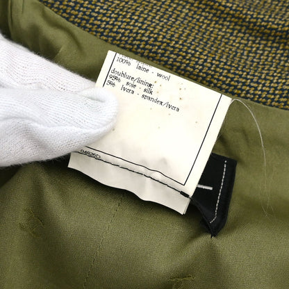 Chanel 1996 Tweed Jacket Khaki #38