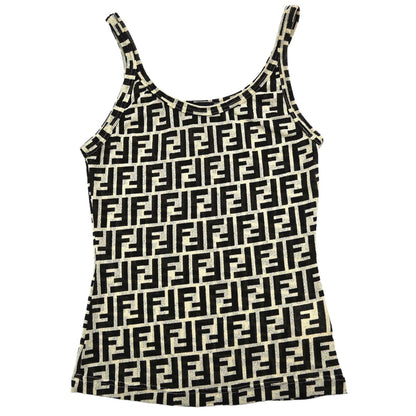 Fendi Camisole Zucca Black Ivory #40