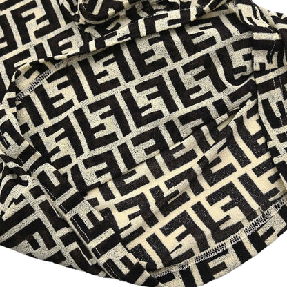 Fendi Camisole Zucca Black Ivory #40