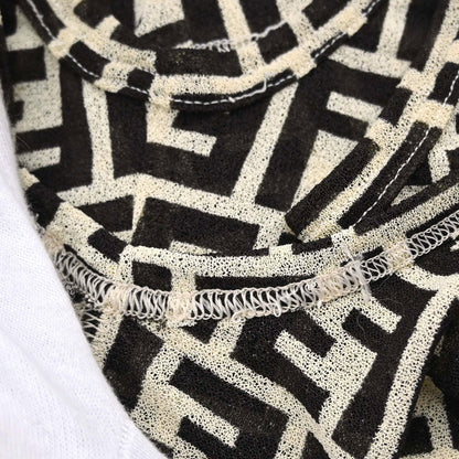 Fendi Camisole Zucca Black Ivory #40