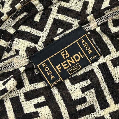 Fendi Camisole Zucca Black Ivory #40
