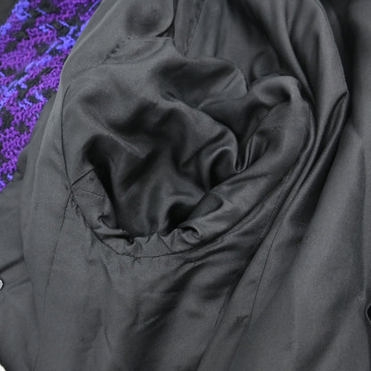 Chanel Tweed Check Jacket Purple #40