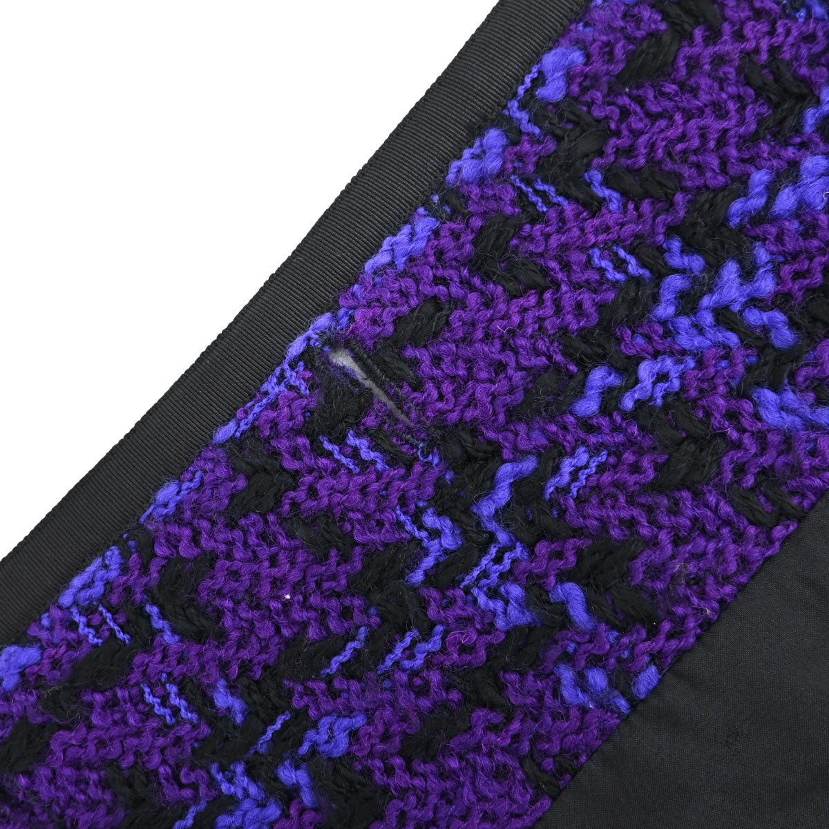 Chanel Tweed Check Jacket Purple #40