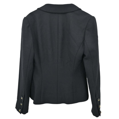 Chanel 1995 Single Breasted Jacket Black #38