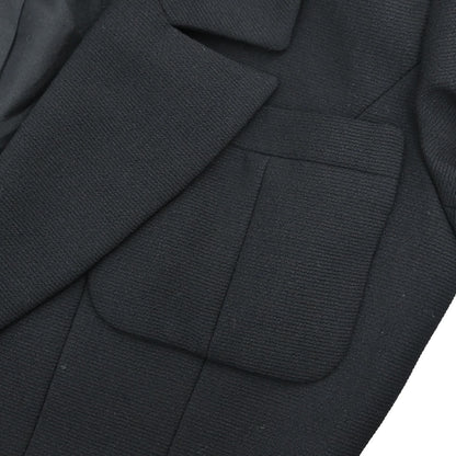Chanel 1995 Single Breasted Jacket Black #38
