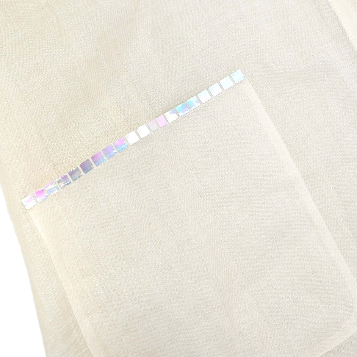 Chanel 1999 Sheer Blouse Shirt Ivory #38