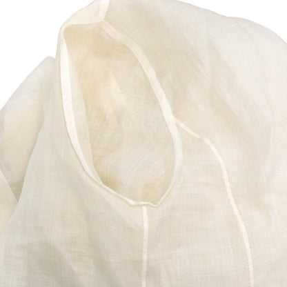 Chanel 1999 Sheer Blouse Shirt Ivory #38