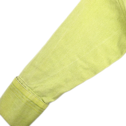 Chanel Single Breasted Jacket Denim Light Green
