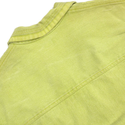 Chanel Single Breasted Jacket Denim Light Green