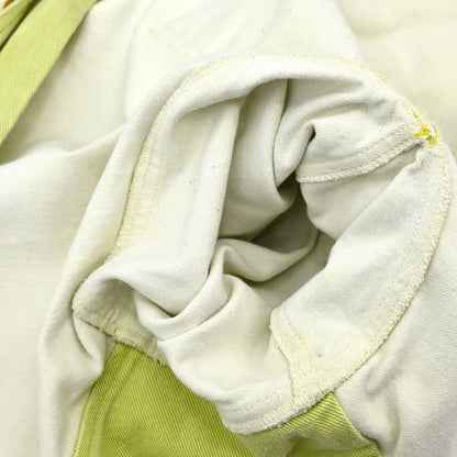 Chanel Single Breasted Jacket Denim Light Green