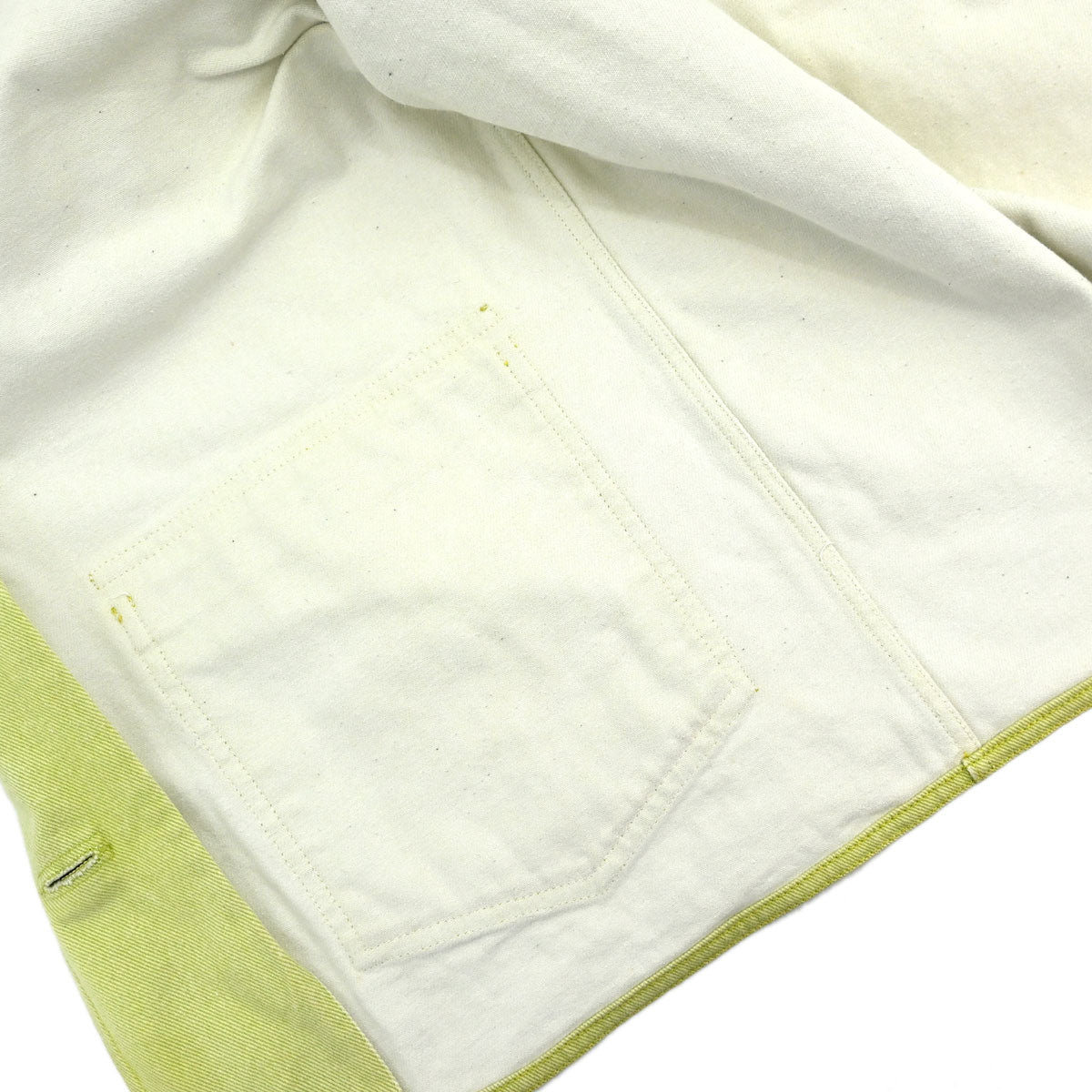 Chanel Single Breasted Jacket Denim Light Green