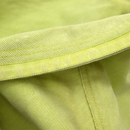 Chanel Single Breasted Jacket Denim Light Green