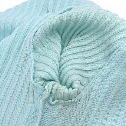 Chanel 1997 Ribbed Cotton Cardigan #44
