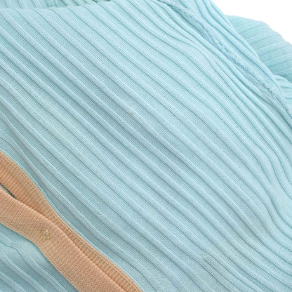 Chanel 1997 Ribbed Cotton Cardigan #44