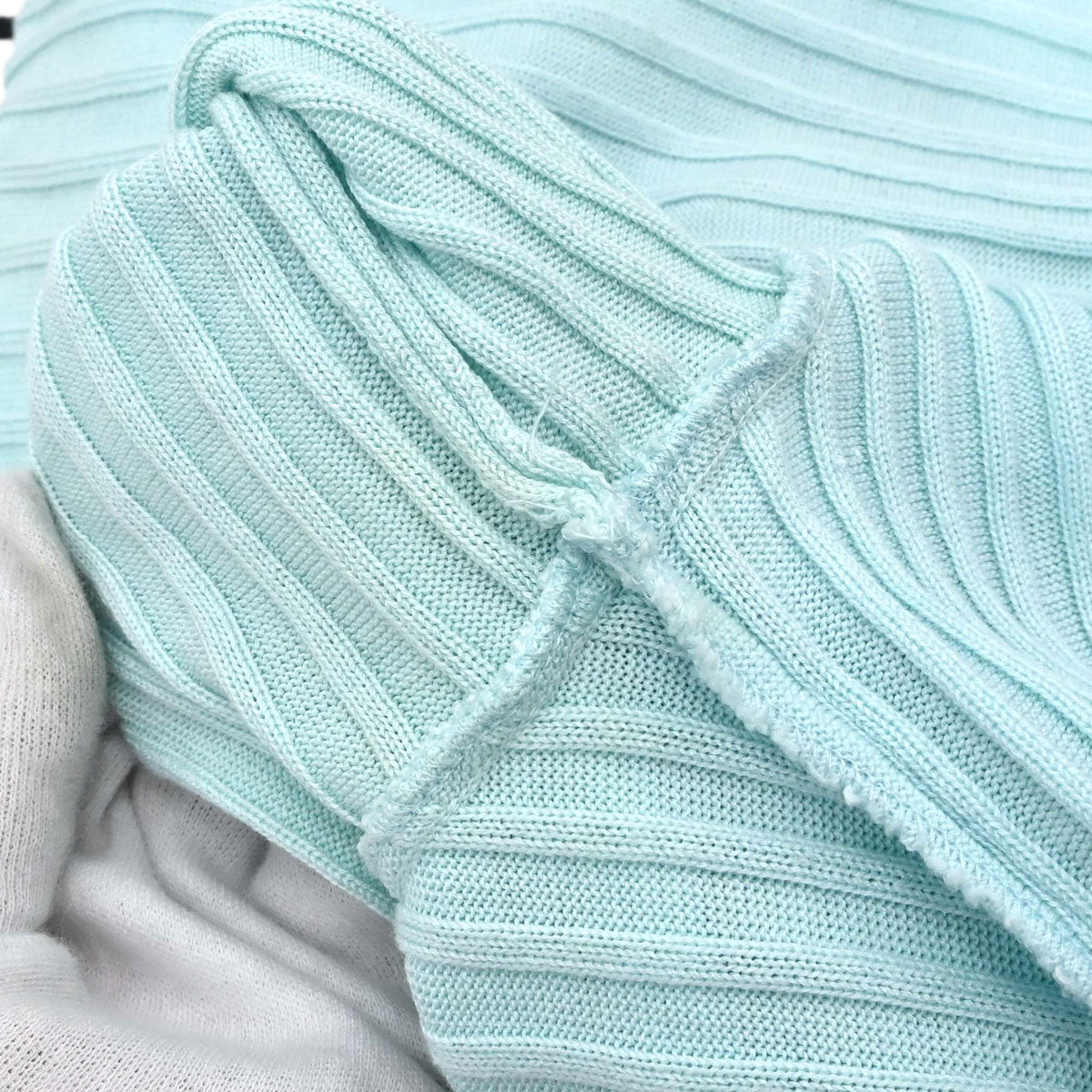 Chanel 1997 Ribbed Cotton Cardigan #44