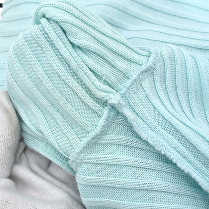 Chanel 1997 Ribbed Cotton Cardigan #44