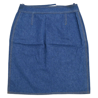 Chanel 1994 Denim Skirt Blue #36