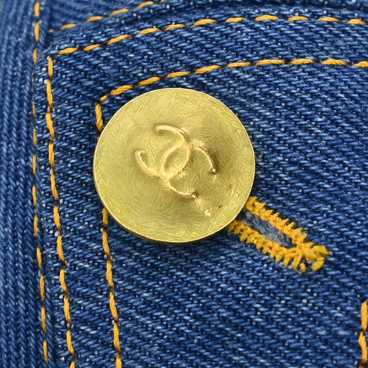 Chanel 1994 Denim Skirt Blue #36