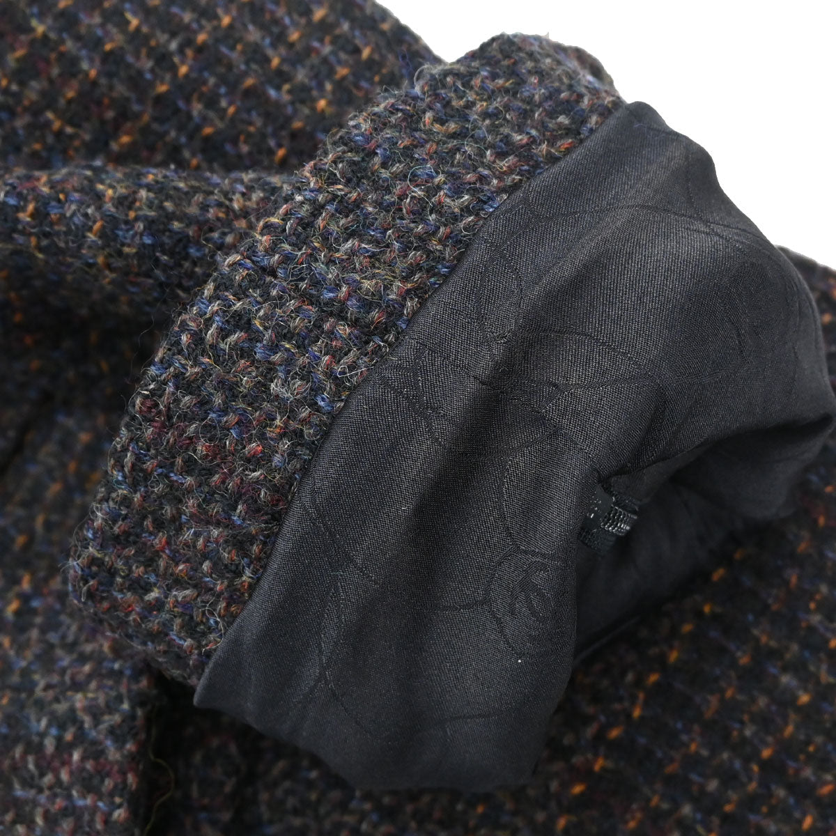Chanel 2002 Single Breasted Tweed Jacket Black #38