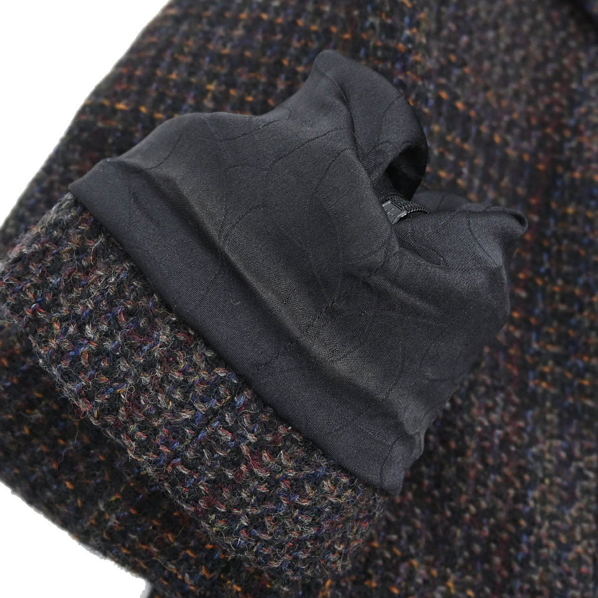 Chanel 2002 Single Breasted Tweed Jacket Black #38