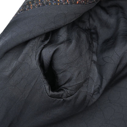 Chanel 2002 Single Breasted Tweed Jacket Black #38
