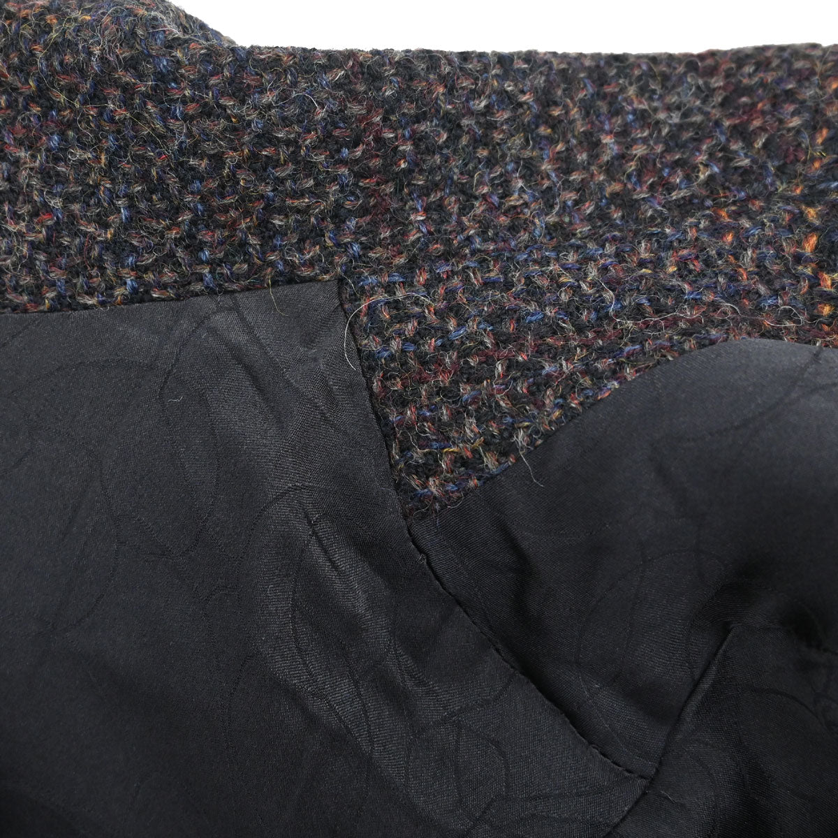 Chanel 2002 Single Breasted Tweed Jacket Black #38