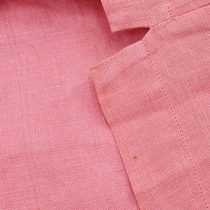Chanel 1996 Collarless Linen Jacket Pink #40