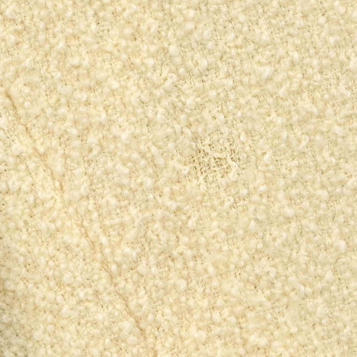 Chanel Single Breasted Tweed Jacket Ivory #36